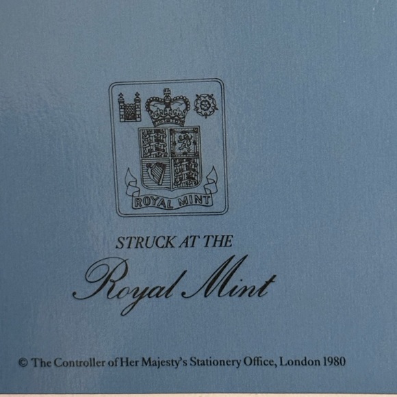 1980 Commemorative Coin for Queen Mother 80th Birthday - Picture 3 of 7